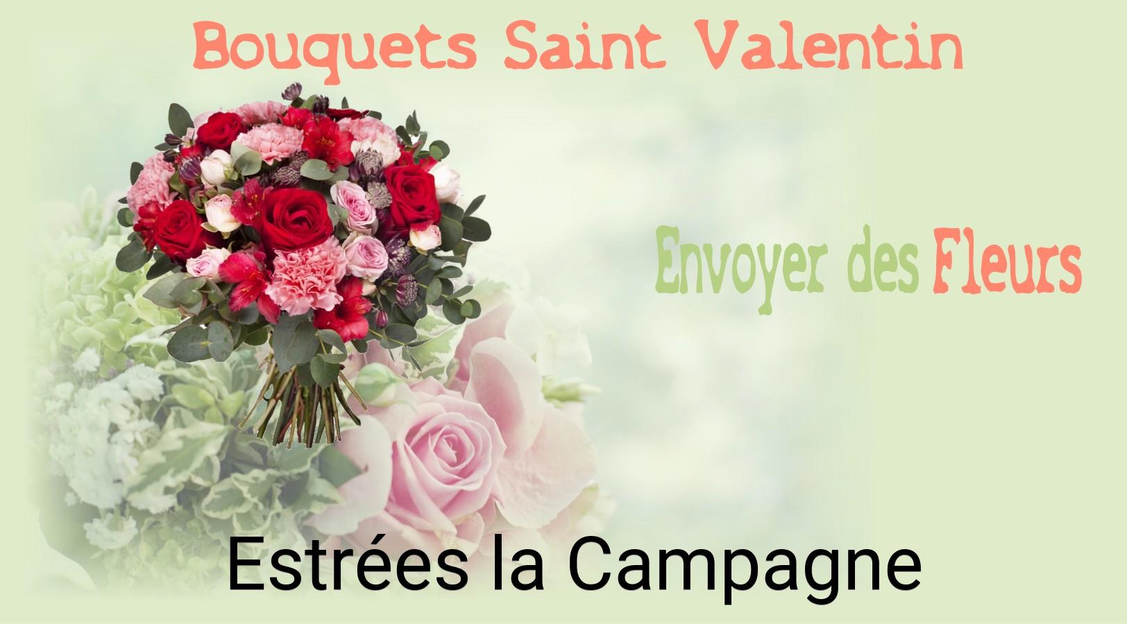 Roses de Saint-Valentin livrées à Estrées-la-Campagne